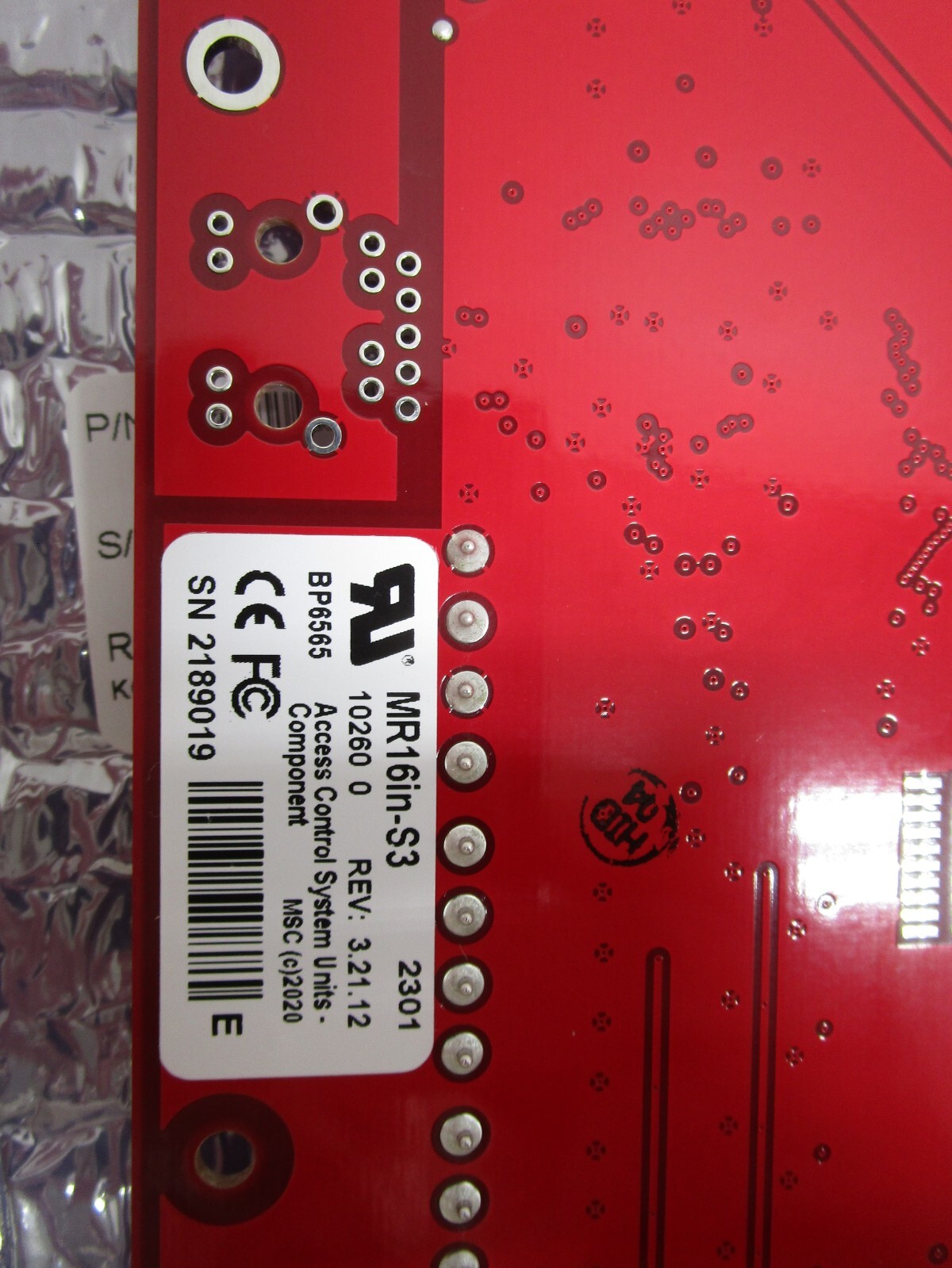 MERCURY MR16In-S3 INPUT MODULE 16 INPUTS Access Control NEW SEE PHOTO SHIPS FREE