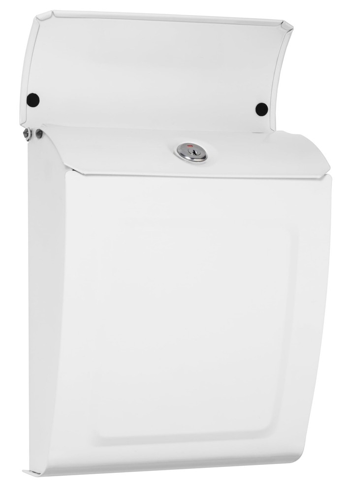 Architectural Mailboxes Aspen™ Locking, Vertical Wall-Mounted Small, White