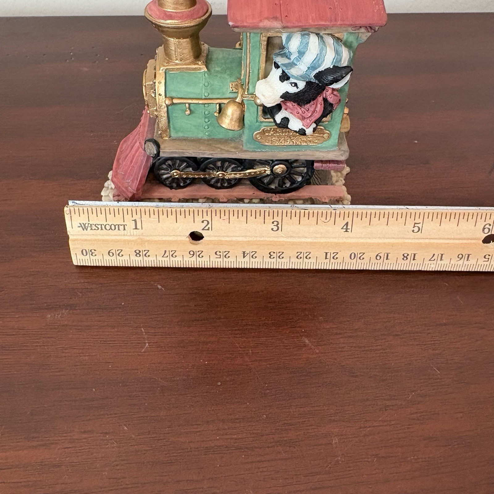 Ganz Cowtown Figurine- Cowsey Jones & The Cannonbull Express 1993
