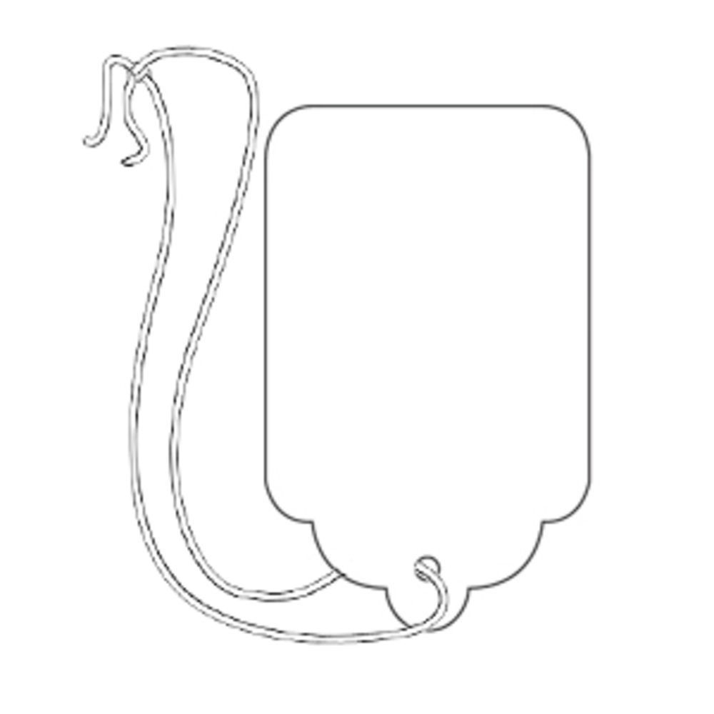 2 7/8 x 1 3/4 Merchandise Tags W/String