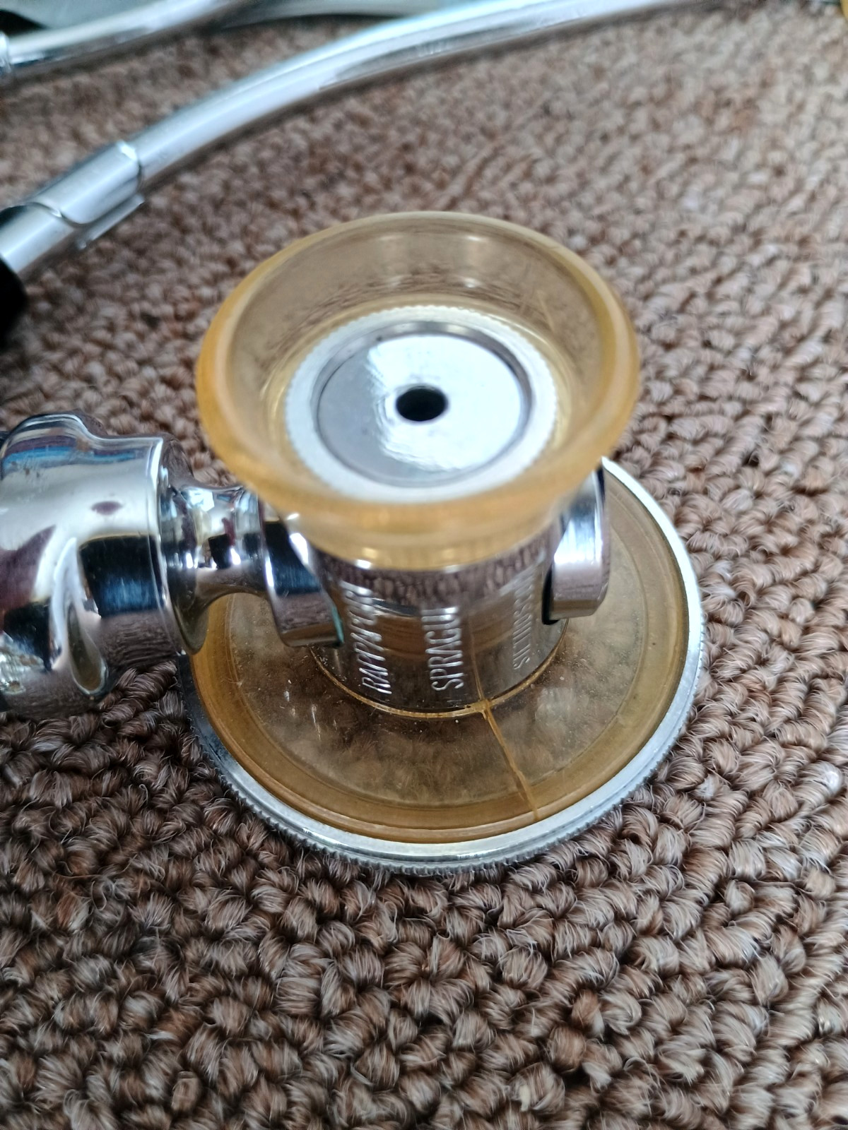 Vintage Leather Lilly Doctors MD Bag Hewlett Packard-RS Stethoscope WA Otoscope