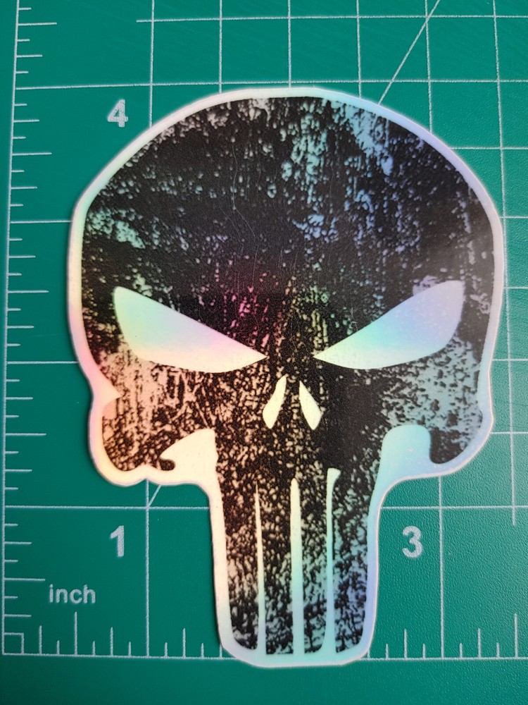 Punisher Logo Foil Sticker