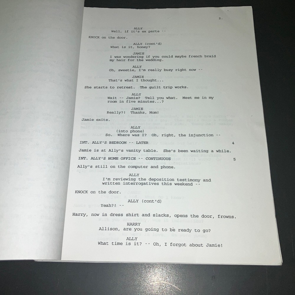 THE CALLING (6/1/98) Final White Draft 101 w/HIGHLIGHTS & NOTES + COA!