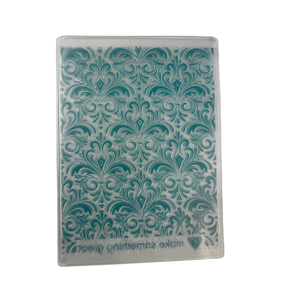 MAKE SOMETHING GREAT Embossing Folder Set Damask Lace Floral Card Making