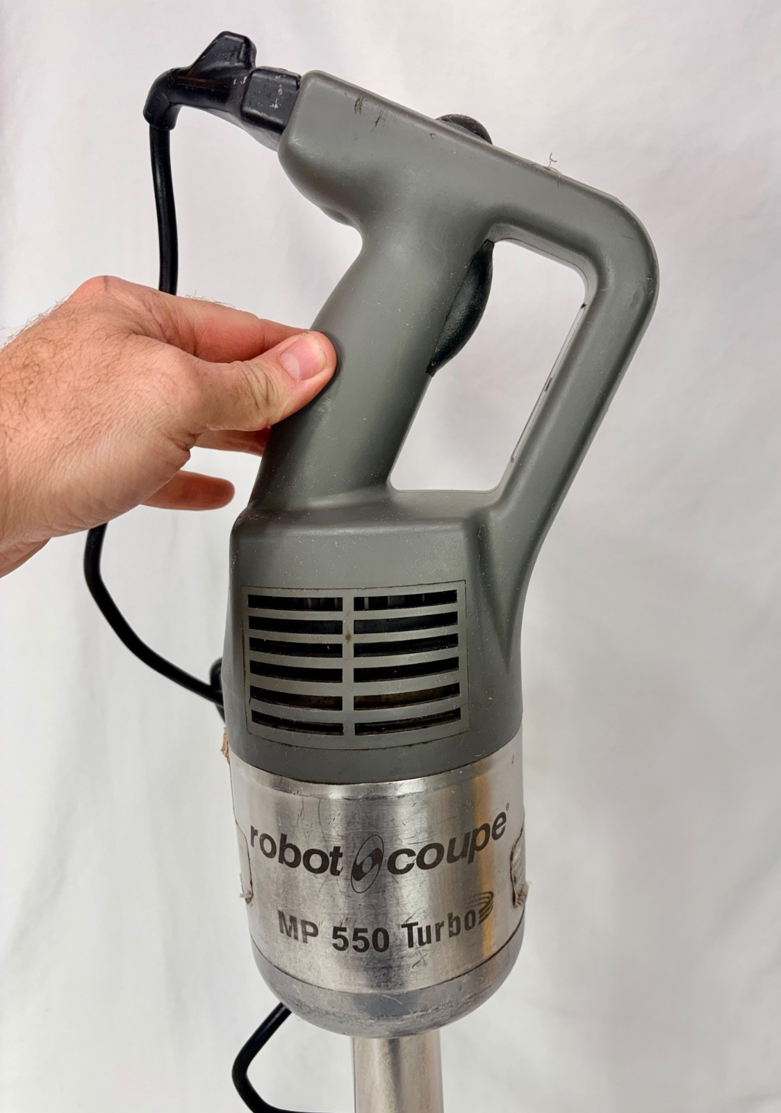 Robot Coupe MP 550 Turbo 18" Single Speed Immersion Blender - 1.1 HP "Read"