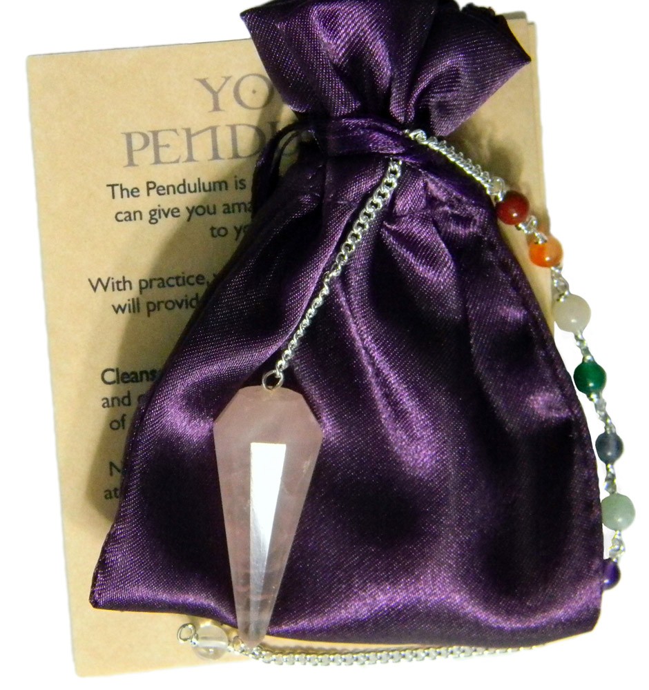 Rose Quartz Chakra Pendulum
