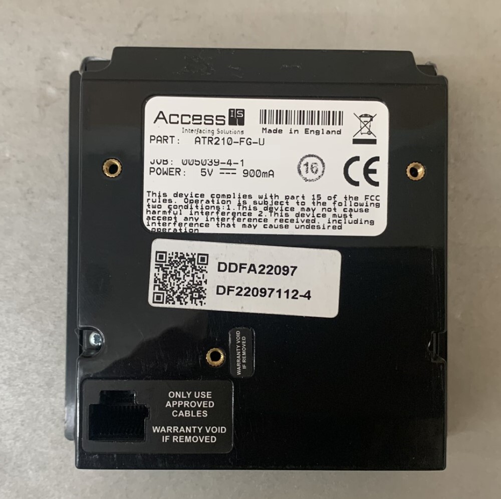 Access Interfacing Solutions ATR210-FG-U TripTick USB Barcode & RFID/NFC Reader