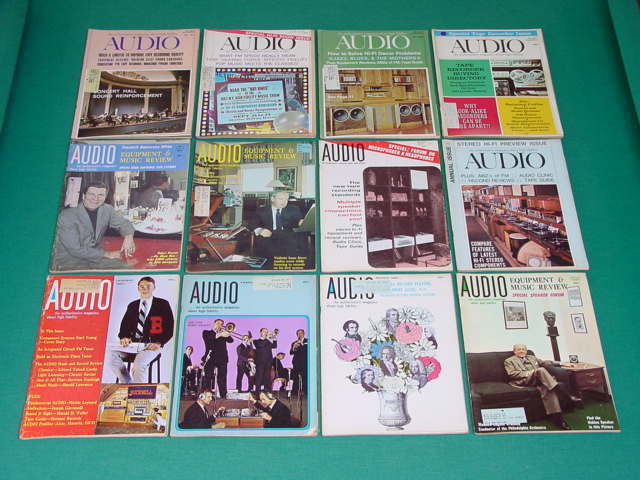 1968 Audio Magazines, Complete Year, 12 Issues