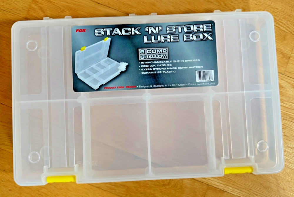 Fox Stack 'n' Save Lure Box - 8 Comp Shallow