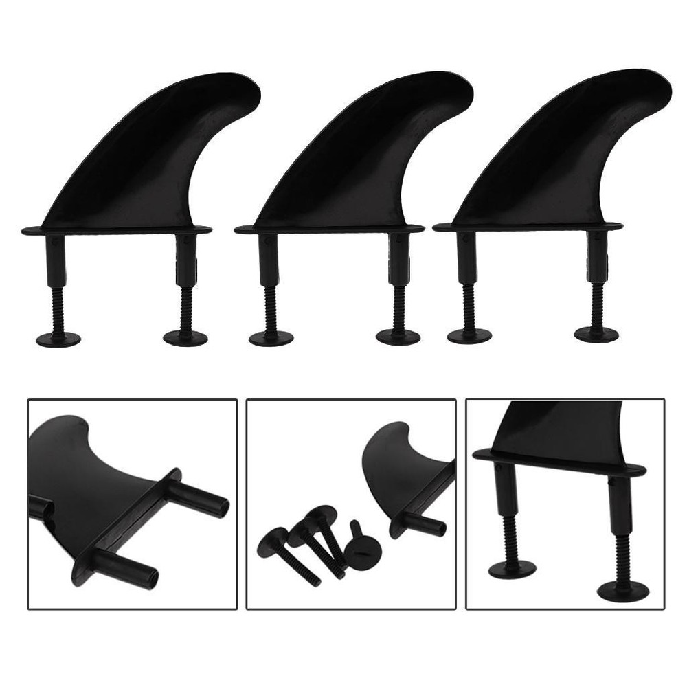 3pcs Universal Single Fin - 4.5\'\' Surfboard Package