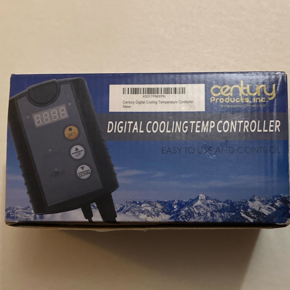 Century Digital Cooling Temperature Controller 120V 1000W Illuminated Indicator
