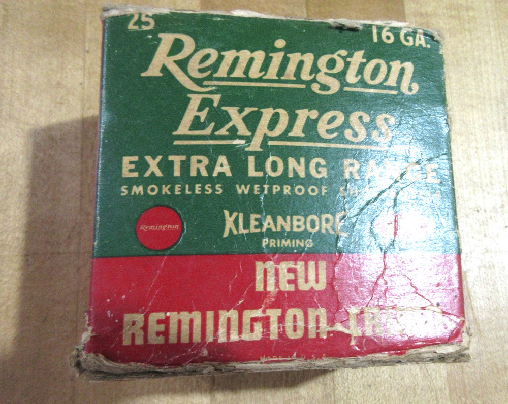 Empty Ammo Box Remington Express 16 ga.  (dl)