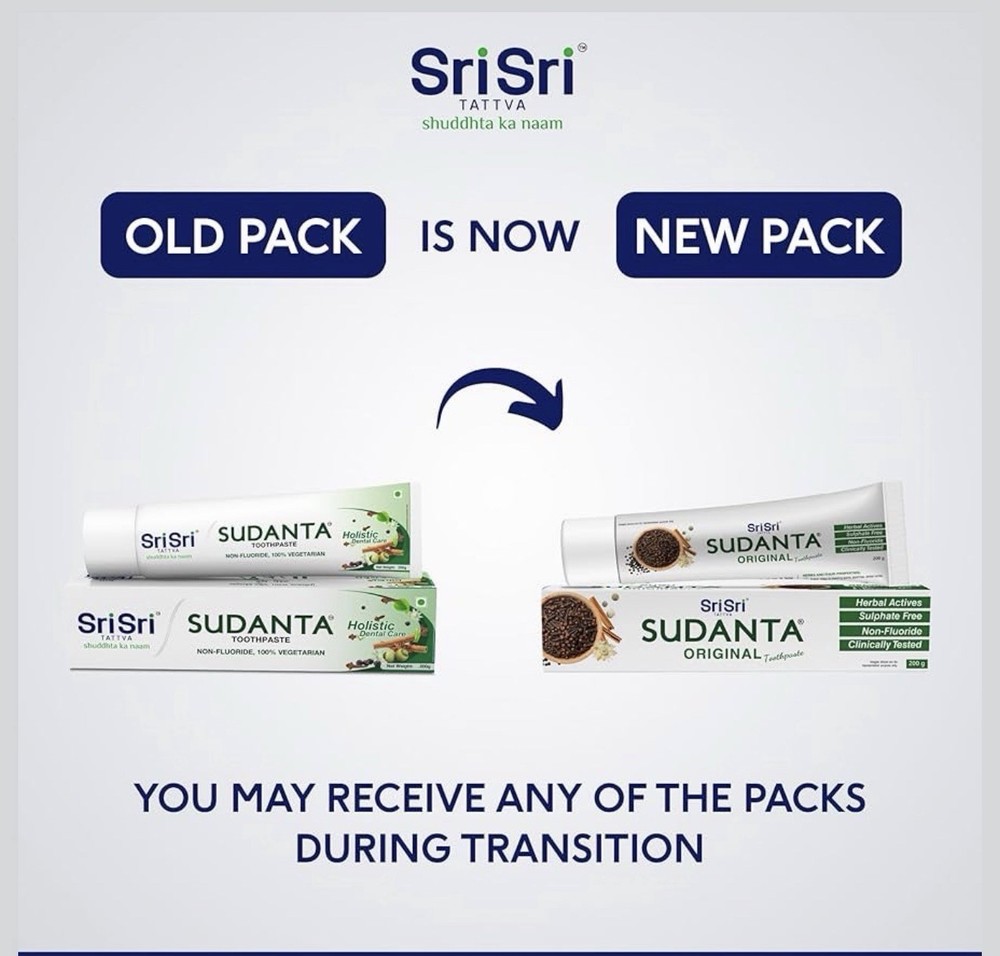 15 Pack Sudanta Toothpaste Herbal-200 Gram Each