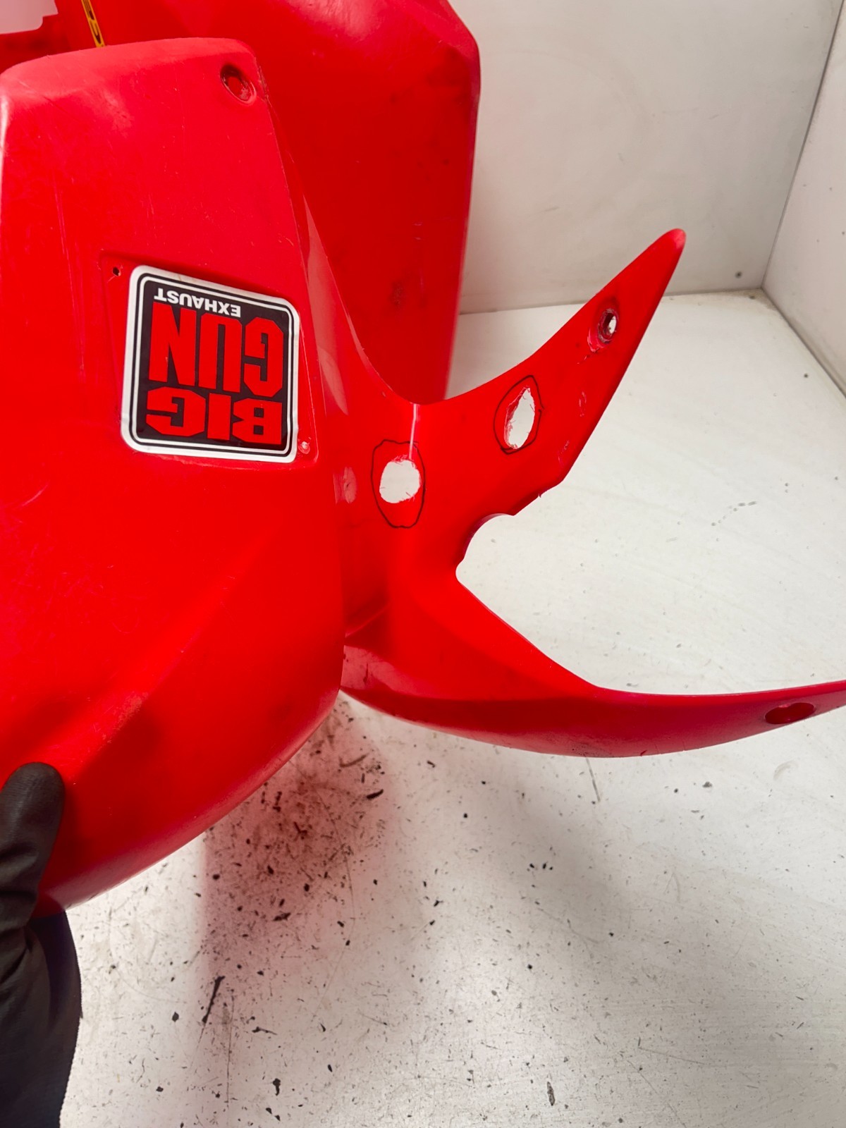 07 Honda Sportrax TRX250EX Trx 250 Ex OEM Plastic Fender Fairing READ DESCRIPTIO