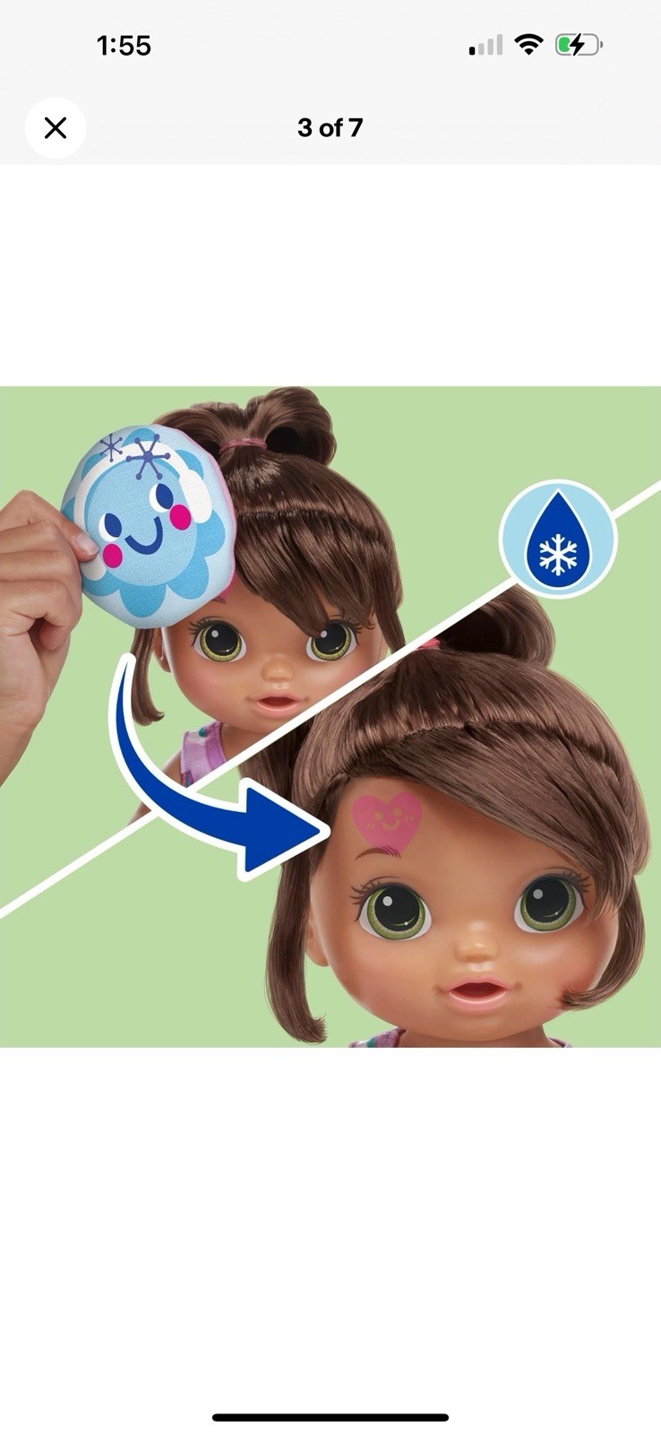 Baby Alive Better Now Bella Doll, 12-Inch Doctor Play Baby Doll, Toys for 3 Year