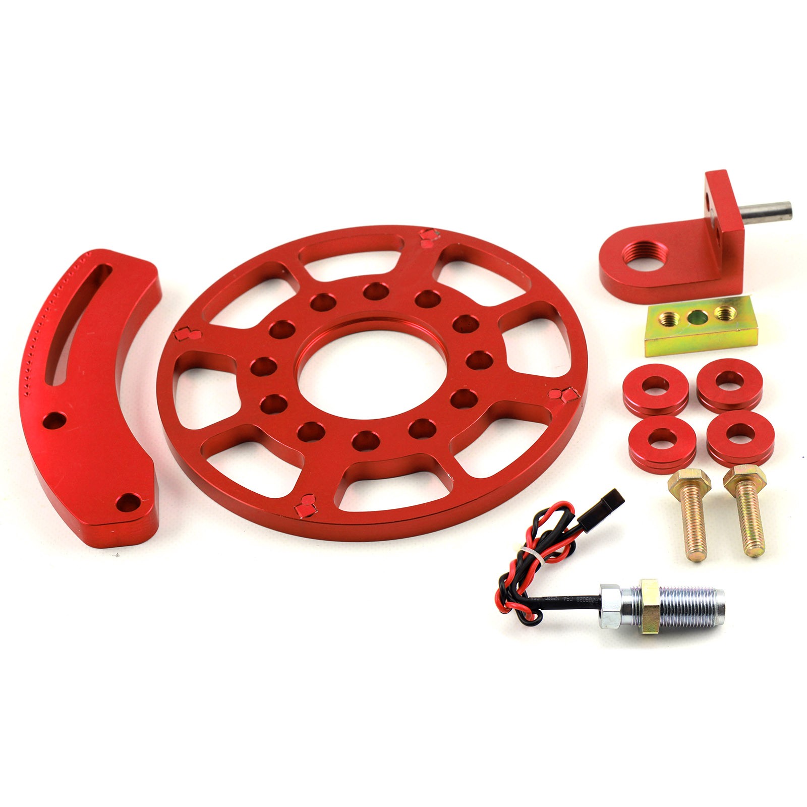 Ford SB 289 302 351 Windsor 7" Aluminum Magnetic Crank Trigger Kit