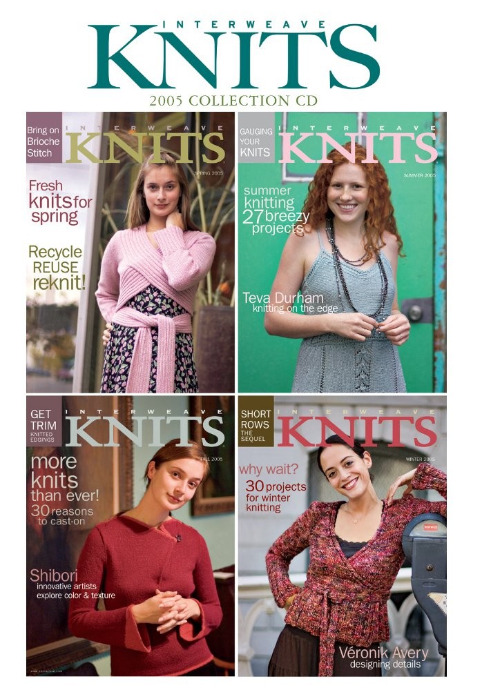 Interweave Knits 2005 Collection CD NEW