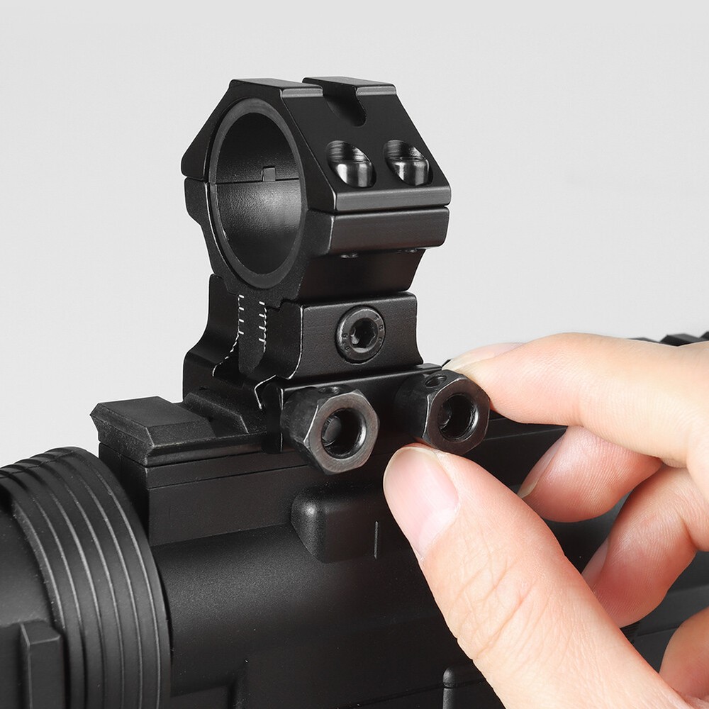2Pcs Adjustable Center Height Scope Mount for 11mm Riser Base Mount 1"/30mm Ring
