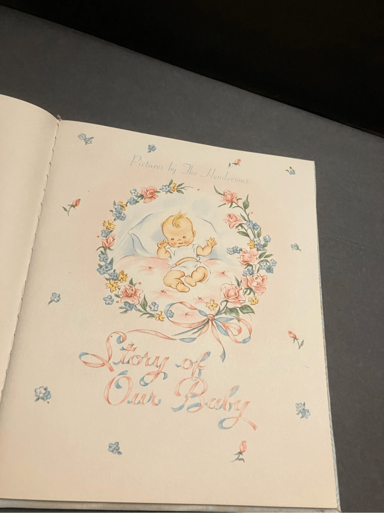 Vintage Baby Boy Book