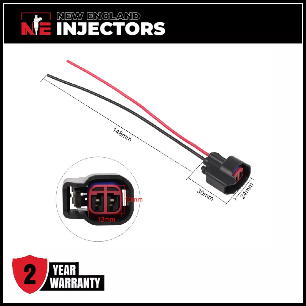 Set of 2 Polaris Fuel Injector Connectors Fits 14-21 2521387 Polaris RZR S4 1000