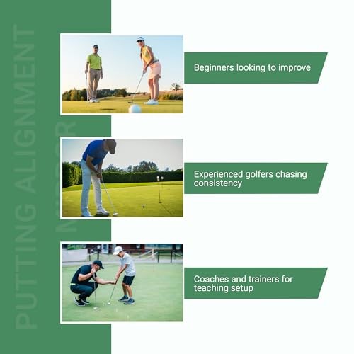Golf Putting Mirror - Putting Mirror Training Aid - Putting Alignment Practice