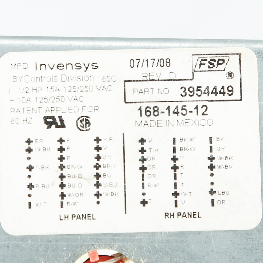 WP3954449 WHIRLPOOL TIMER
