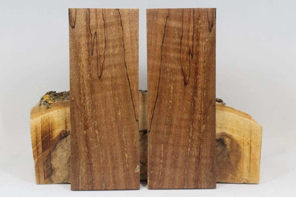 STABILIZED MAPLE CUSTOM KNIFE HANDLE MATERIAL BLANK SCALES (6592)