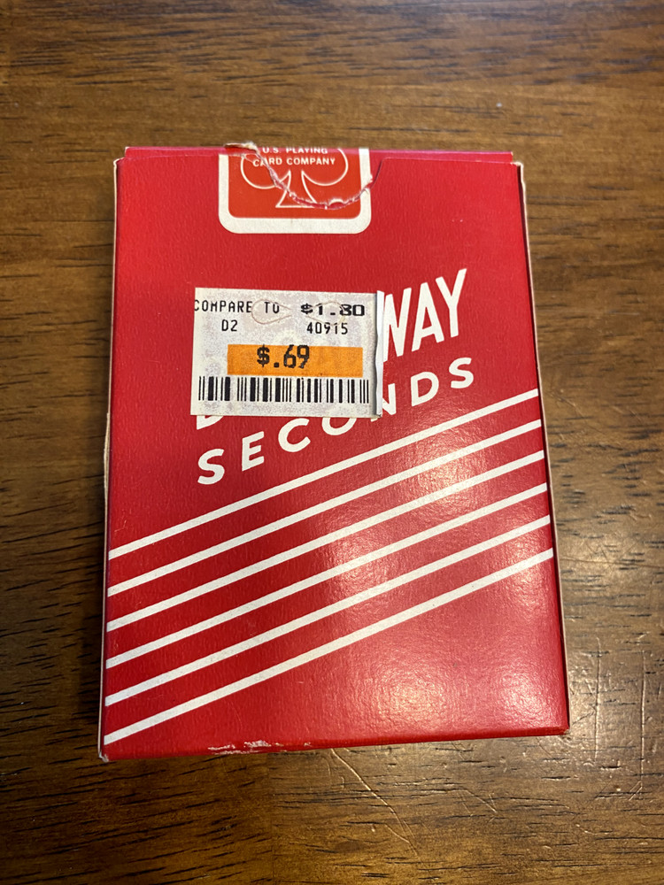 Broadway Seconds Playing Cards