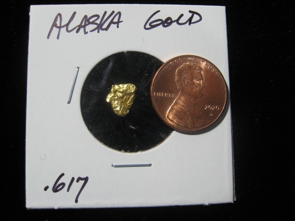ALASKA GOLD NUGGET .617 GRAM