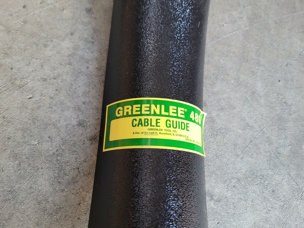 Greenlee 489 13" x 3-1/4" x 12" Radius Nylon/Plastic Shoe Cable Pulling Guide