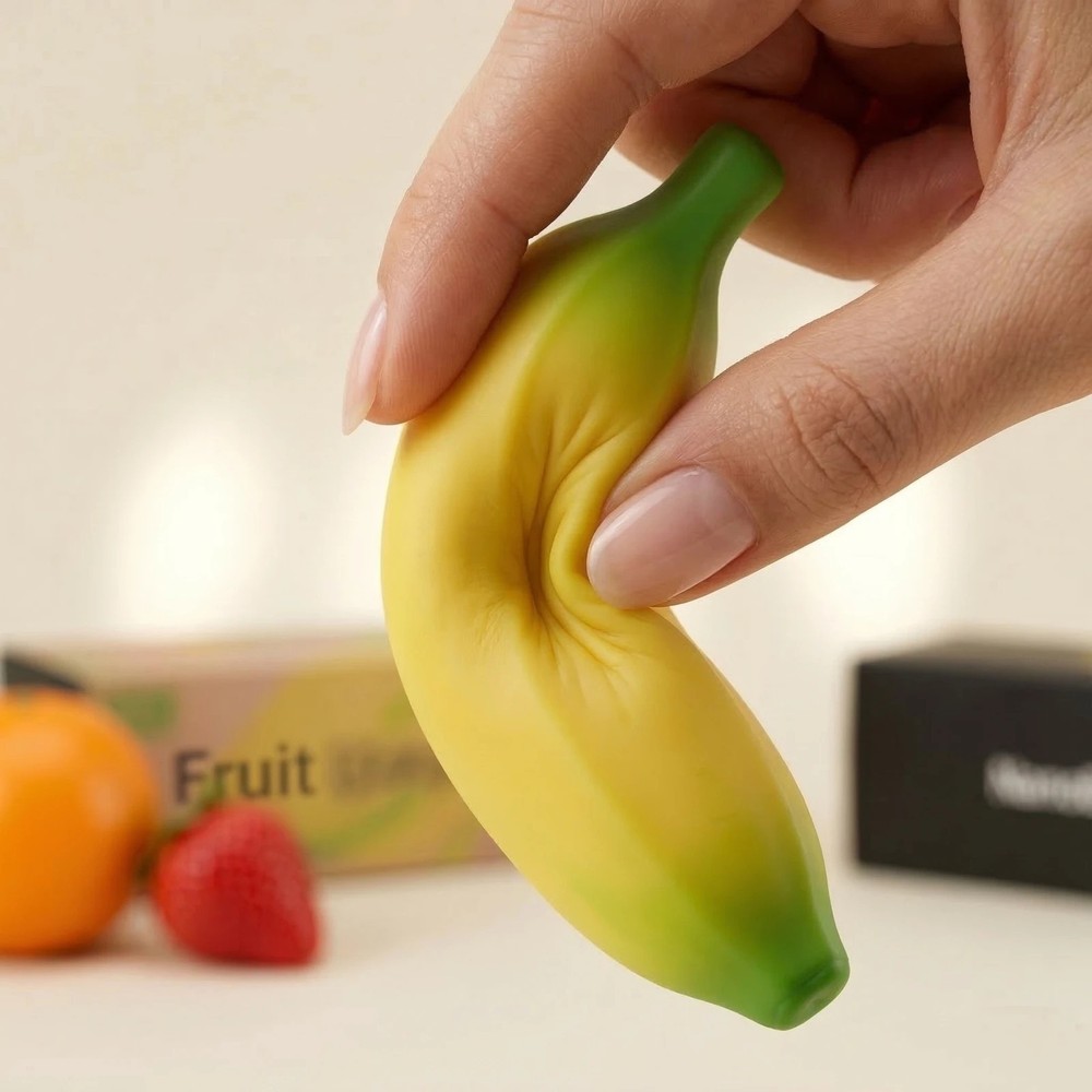 Groovy Fruit - Novelty Squeeze Toy(3pcs/set)
