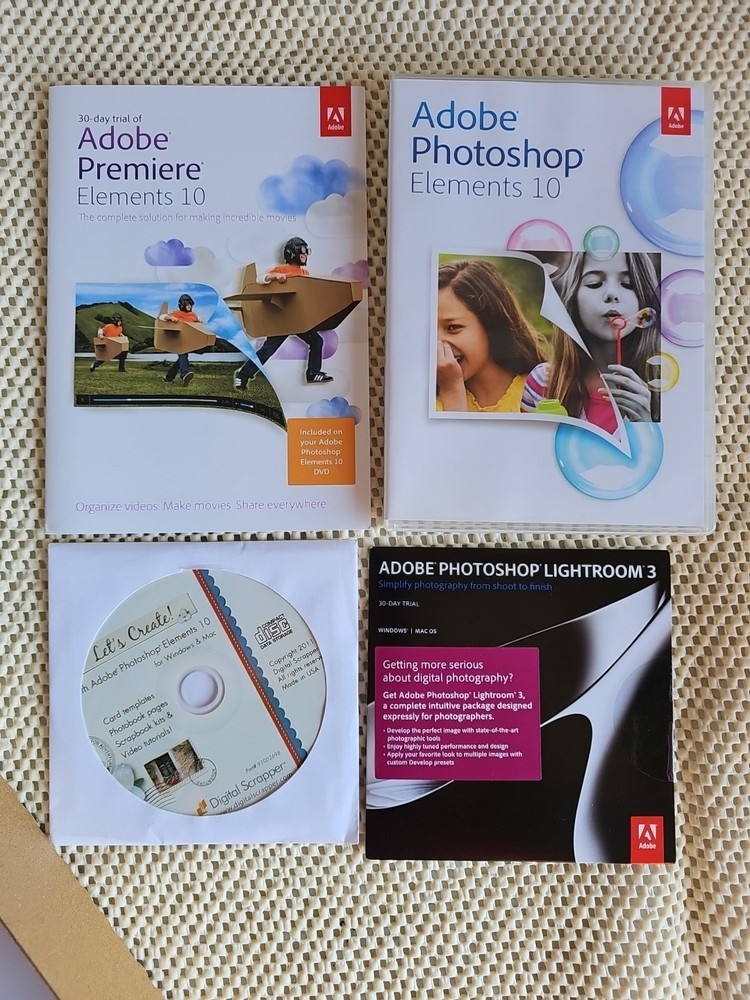 Adobe Photoshop Elements 10 (Open Box Never Use)