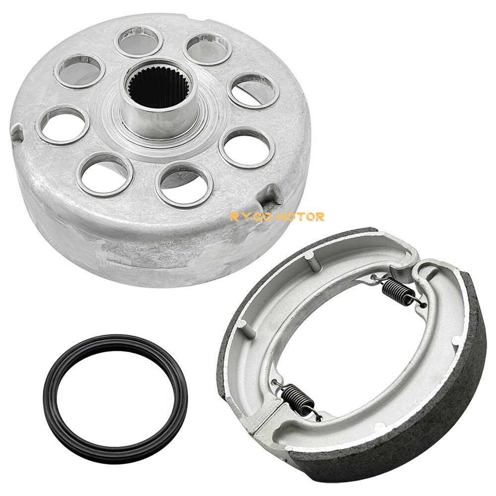 Rear Brake Drum Cover Hub Shoes for Honda Fourtrax 300 TRX300 TRX300FW 1988-2000