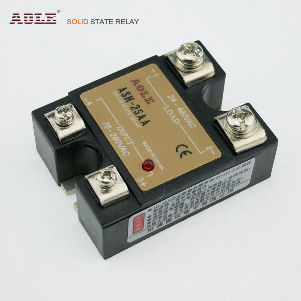 Single Phase Solid State Relay AC-AC 25A Module ASH-25AA