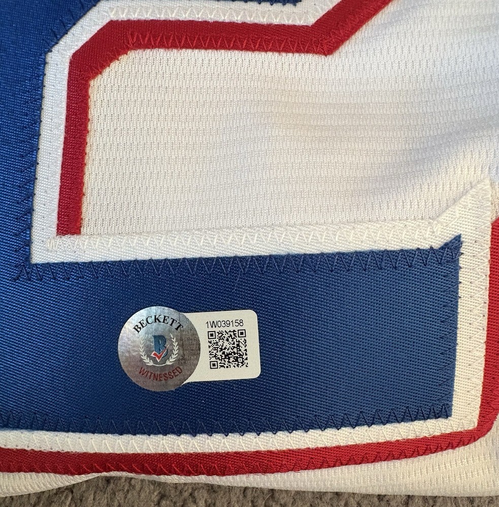 Marcus Semien Signed White Pro-Style Baseball Jersey