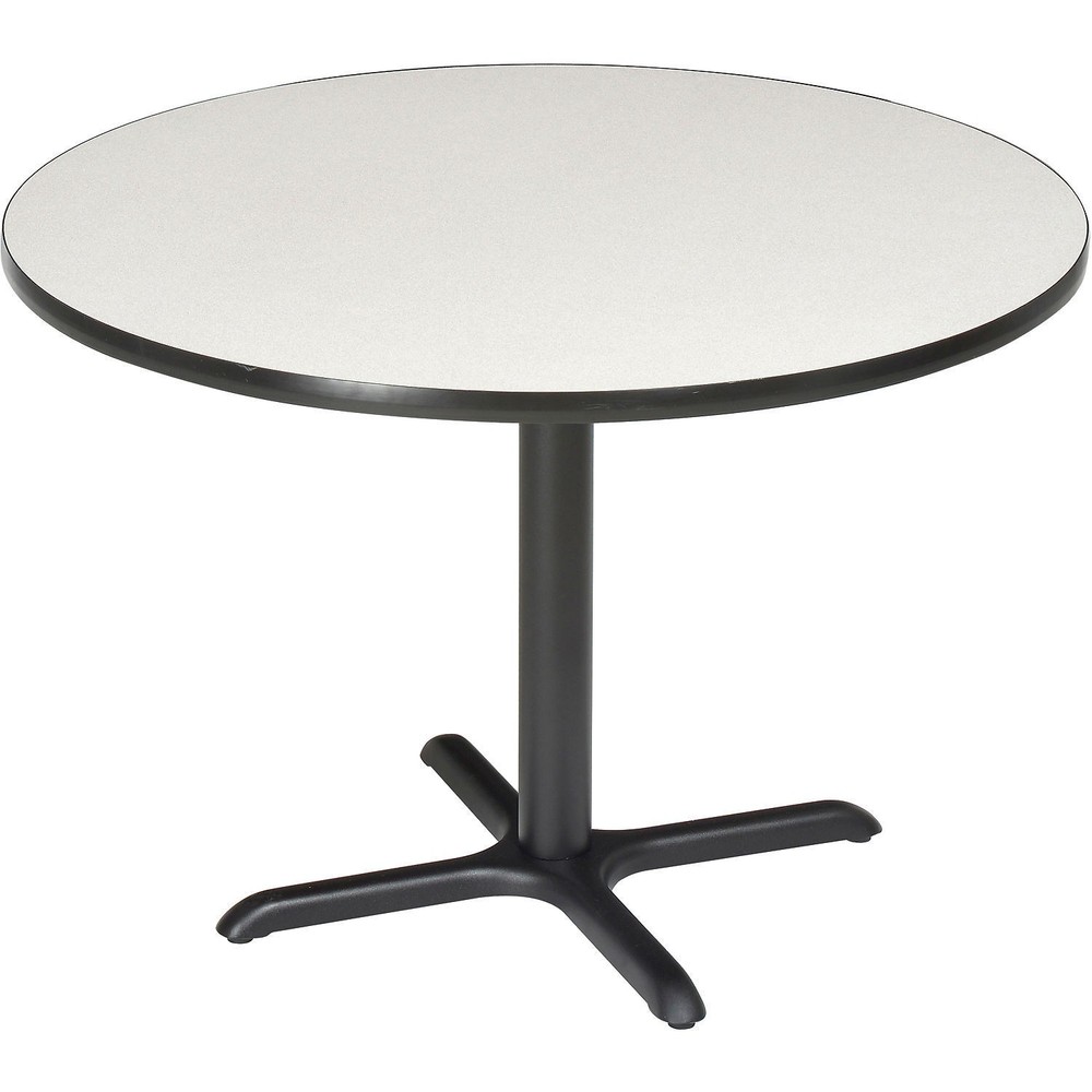 Round Restaurant Table Gray 42"W x 29"H