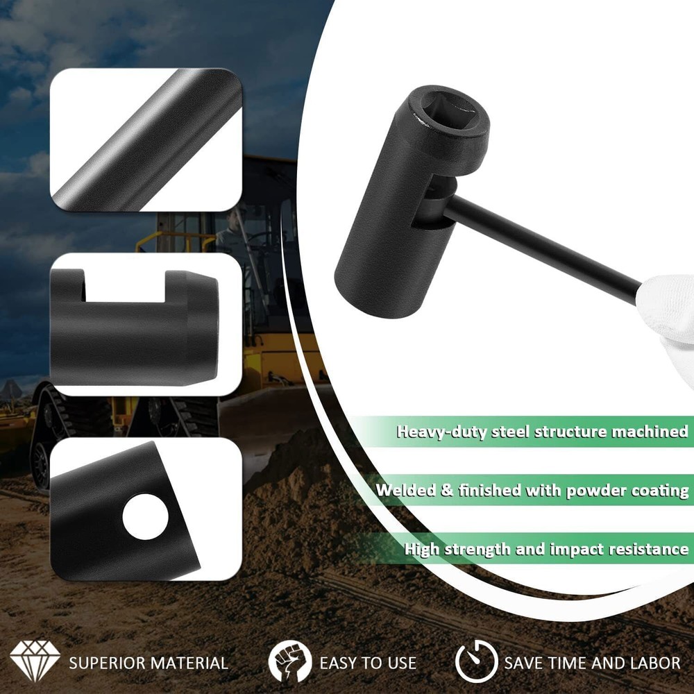 JDE92 21mm Injector Socket Tool 7458 Injector Nozzle Socket Fits For John Deere