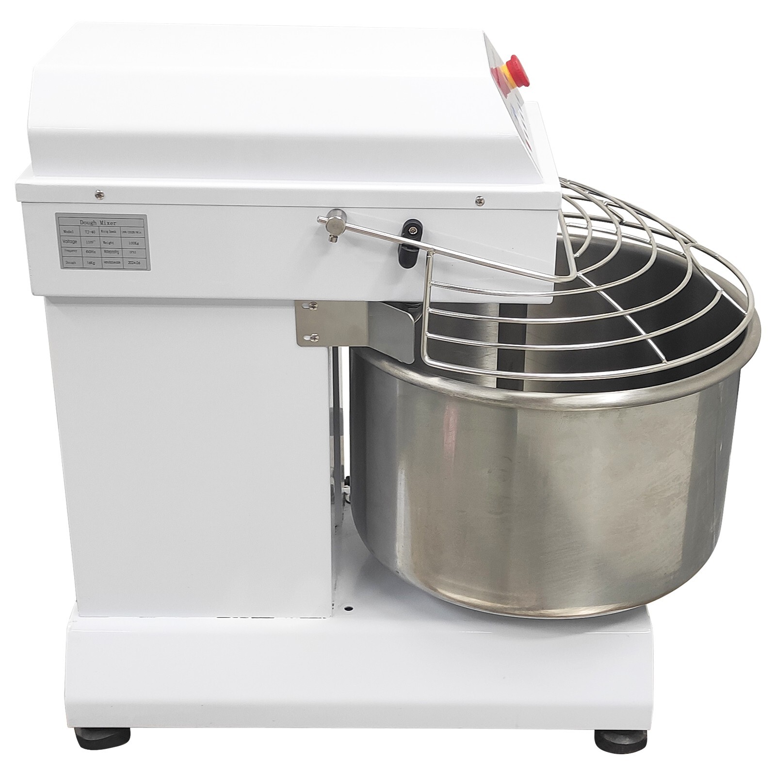 110V 40QT Commercial Dough Mixer Machine Double-acting Double-speed Food Prepara