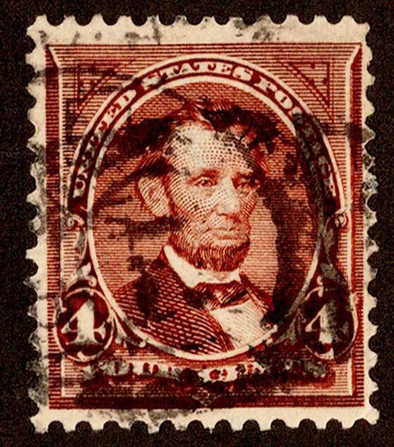 United States Scott 254 Used.