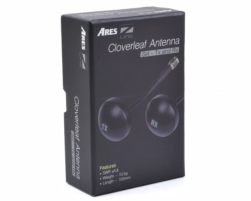 Ares 5.8GHz Cloverleaf Antenna TX / RX Set