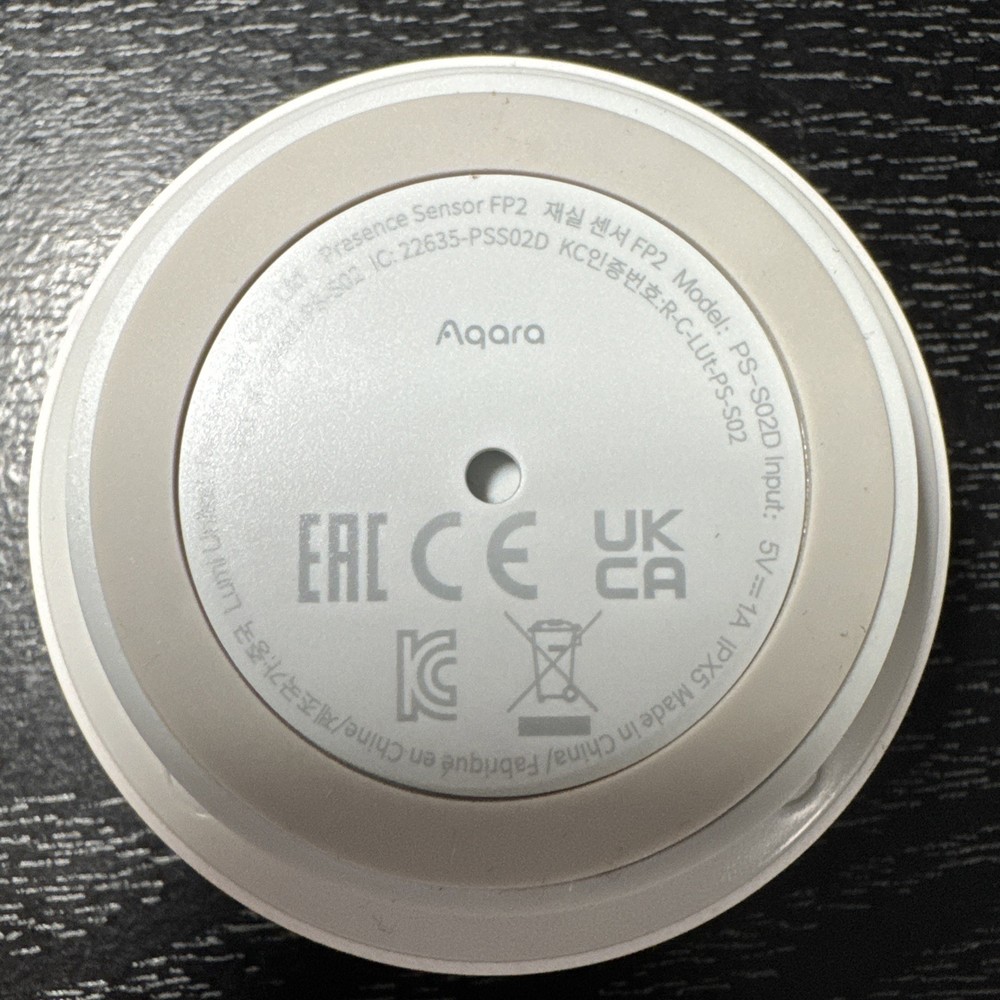 Aqara Presence Sensor FP2 Wi-Fi Wired Multi-Zone Motion Detector