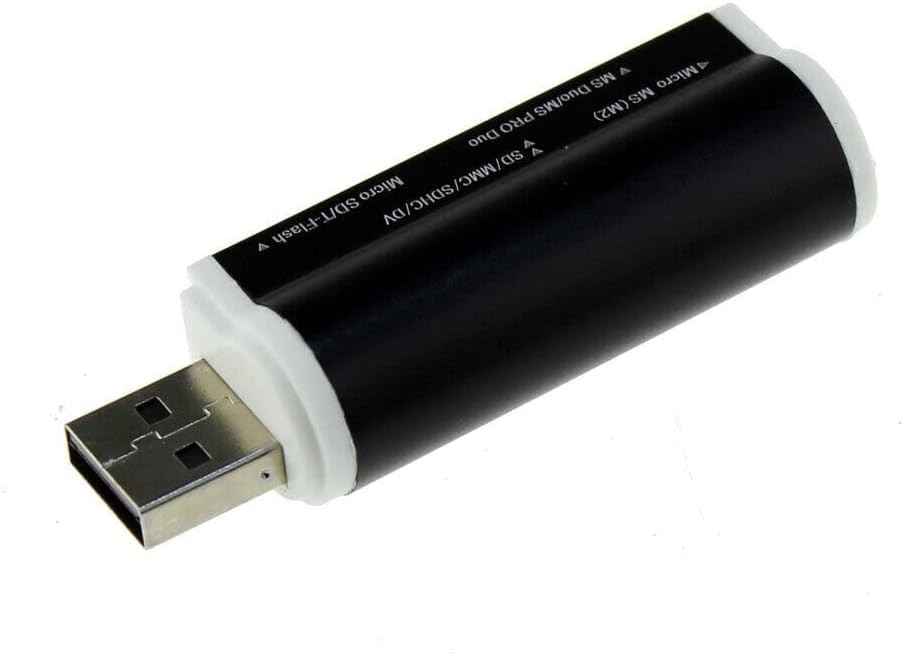 BUBUCAM USB SD Card Reader for PC, Micro to Adapter, Black
