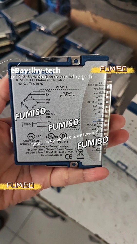 1 PC National Instruments NI 9237 cDAQ Strain / Bridge Input Module D-Sub&lhy