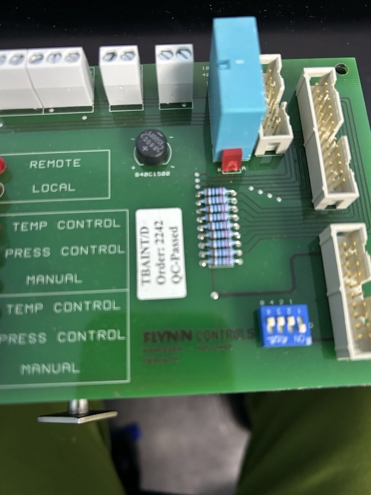 Flynn controls control panel lock out reset burner oven keyed