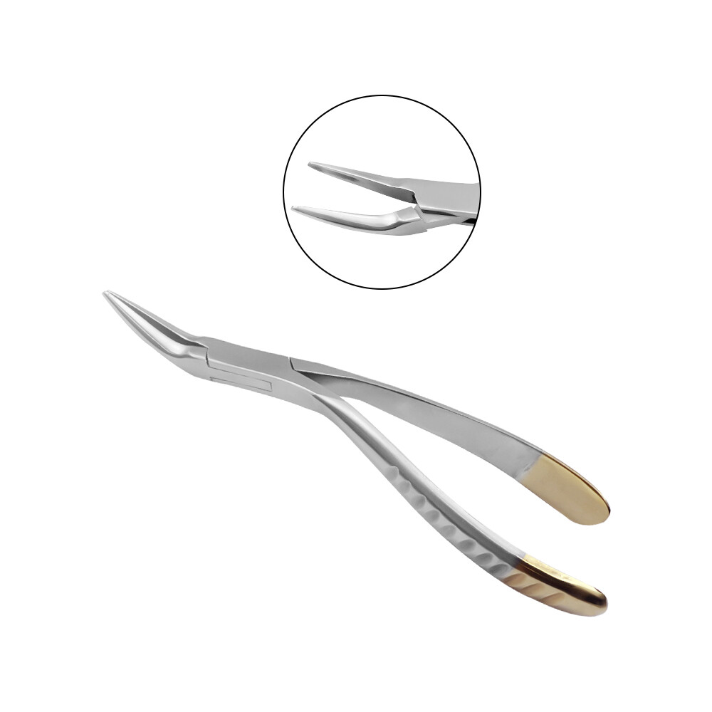 Dental Surgical Upper Root Tip Extraction Pliers Residual Tweezers Tooth Forceps