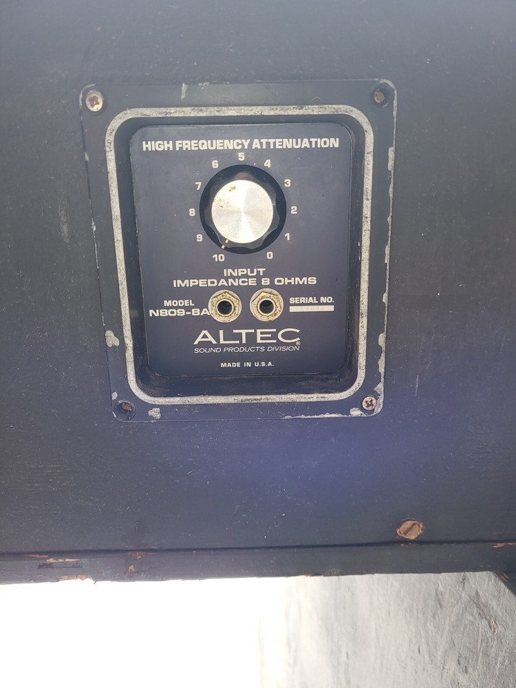 Altec Lansing 511B Horns 808-8a Driver N809-8A Crossover w/Enclosure