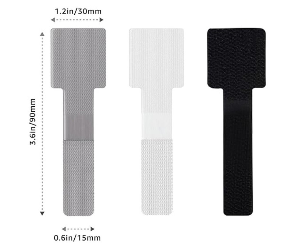 Lot 80 Hook and Loop Cable Straps - cord management - NEW