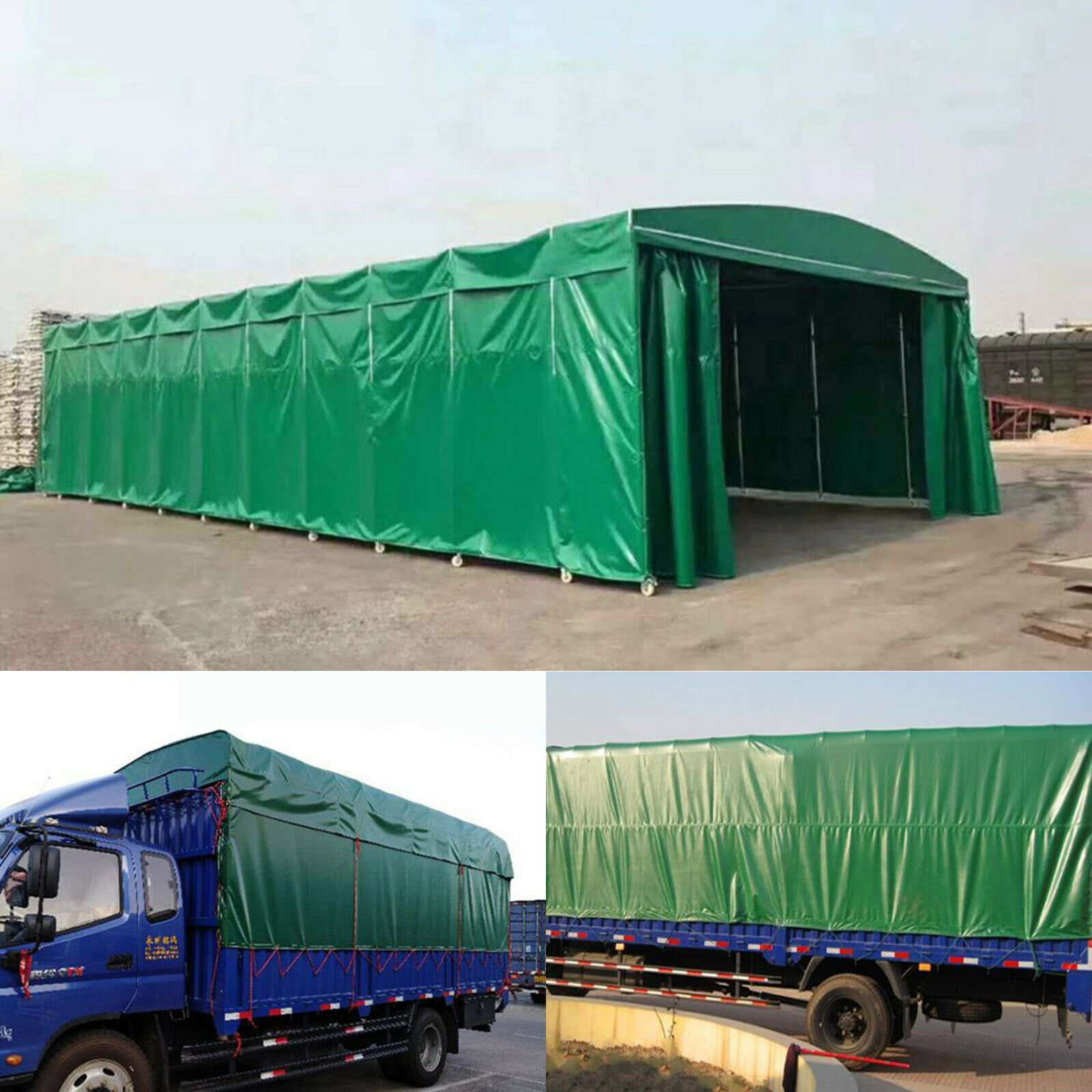 30'x20' Large 20Mil PVC Tarp Extreme Heavy Duty Coated Tarpaulin Canopies Shade