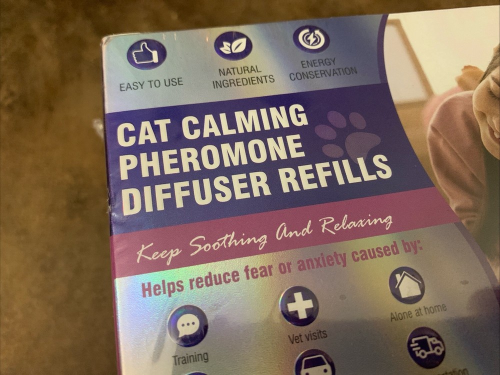 Cat Pheromones Calming Diffuser Refills - 6 Pack - New Sealed