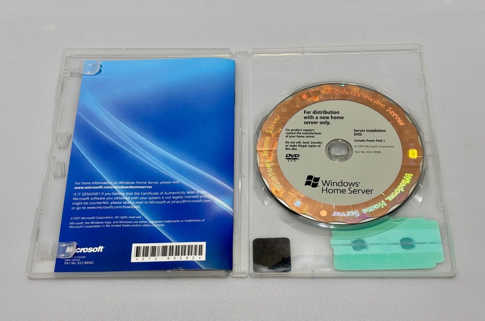 Microsoft Windows Home Server OEM System Builder Pack X10-63162